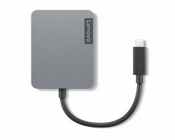 Lenovo 4X91A30366 station d'accueil Avec fil USB 2.0 Type-C Gris 