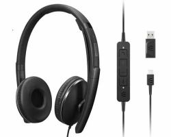 Lenovo 4XD1M39029 casque Avec fil Arceau USB Type-C Noir 