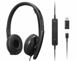 Lenovo 4XD1M45627 casque Avec fil Arceau USB Type-C Noir 
