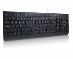 Lenovo Essential clavier Universel USB Tchèque, Slovaque Noir  - version étrangère