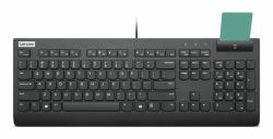 Lenovo Smartcard Wired Clavier II clavier maison/bureau USB Finlandais, Suédois Noir  - version étrangère