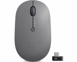 Lenovo Go Multi-Device souris Bureau Ambidextre RF sans fil + Bluetooth Optique 2400 DPI 
