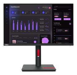 Lenovo ThinkVision T24i-30 écran plat de PC 60,5 cm [23.8"] 1920 x 1080 pixels Full HD LED Noir 