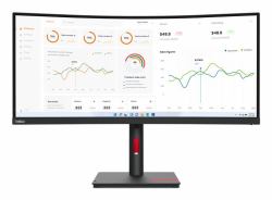 Lenovo ThinkVision T34w-30 écran plat de PC 86,4 cm [34"] 3440 x 1440 pixels Wide Quad HD LED Noir 
