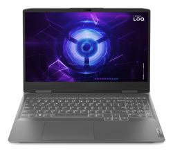 Lenovo LOQ 15IRH8 Intel® Core™ i5 i5-12450H Ordinateur portable 39,6 cm [15.6"] Full HD 16 Go DDR5-SDRAM 512 Go SSD NVIDIA GeForce RTX 4050 Wi-Fi 6 [802.11ax] Windows 11 Home Gris Anglais  - Version UK