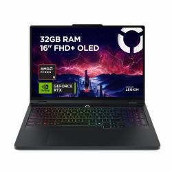 Lenovo Legion Pro 5 16AFR10 AMD Ryzen™ 9 9955HX Ordinateur portable 40,6 cm [16"] WQXGA 32 Go DDR5-SDRAM 1 To SSD NVIDIA GeForce RTX 5070 Wi-Fi 7 [802.11be] Windows 11 Home Noir Anglais  - Version UK