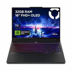 Lenovo Legion Pro 7 16IAX10H Intel Core Ultra 9 290HX Plus Ordinateur portable 40,6 cm [16"] WQXGA 32 Go DDR5-SDRAM 1 To SSD NVIDIA GeForce RTX 5080 Wi-Fi 7 [802.11be] Windows 11 Home Noir Anglais  - Version UK