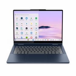Lenovo Chrome 2in1 14ITN10 Intel® N N355 Chromebook 35,6 cm [14"] Écran tactile WUXGA 8 Go LPDDR5-SDRAM 256 Go UFS Wi-Fi 6E [802.11ax] ChromeOS Bleu Allemand  - Version UK