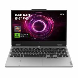 Lenovo LOQ 15ARP10E AMD Ryzen™ 7 7735HS Ordinateur portable 39,6 cm [15.6"] Full HD 16 Go DDR5-SDRAM 1 To SSD NVIDIA GeForce RTX 4050 Wi-Fi 6 [802.11ax] Windows 11 Home Gris Anglais  - Version UK