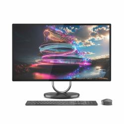 Lenovo Yoga AIO 32ILL10 Intel Core Ultra 7 258V 80 cm [31.5"] 3840 x 2160 pixels PC All-in-One 32 Go LPDDR5x-SDRAM 1 To SSD NVIDIA GeForce RTX 4050 Windows 11 Pro Wi-Fi 7 [802.11be] Gris  - version étrangère