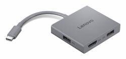 Lenovo GX91R64790 station d'accueil Avec fil USB 3.2 Gen 1 [3.1 Gen 1] Type-C Gris 