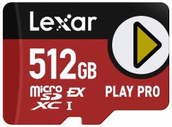 Lexar PLAY PRO microSDXC 512 Go UHS-I Classe 3 