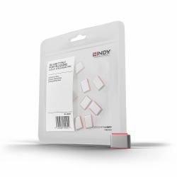 Lindy Bloqueurs de port USB C, Rose, 10 pièces 