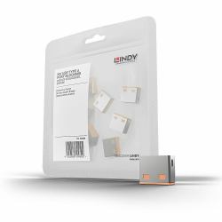 Lindy Bloqueurs de port USB A, 10 pièces, Orange 