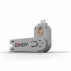 Lindy Clé pour bloqueur de port USB A, Orange 