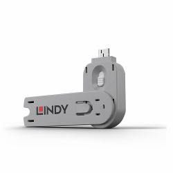 Lindy Clé pour bloqueur de port USB A, Blanc 
