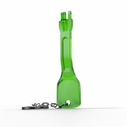 Lindy 40631 bloqueur de port Clé de bloqueur de port RJ-45 Vert Acrylonitrile-Butadiène-Styrène [ABS] 1 pièce[s] 