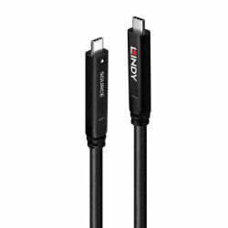Lindy Câble Hybride Type C USB 3.2 5Gbit/s, 10m [2 lanes] 