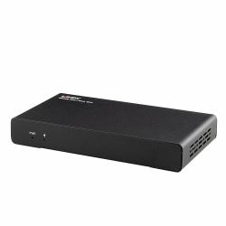 Lindy 43424 Passerelle de conférence audio AV 3840 x 2160 pixels Ethernet/LAN Noir 