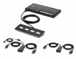 Linksys Belkin F1DN204MOD-PP-4 commutateur écran, clavier et souris Noir 