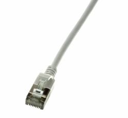 LogiLink Slim U/FTP câble de réseau Gris 1 m Cat6a U/FTP [STP] 