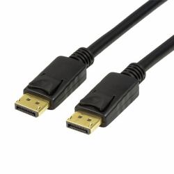 LogiLink CV0120 câble DisplayPort 2 m Noir 