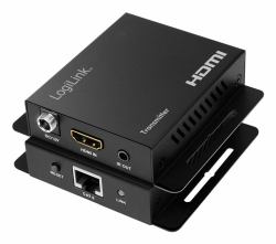 LogiLink HD0063 extension audio/video Émetteur et récepteur AV Noir 