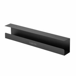 LogiLink Cable tray organizer, - Under-Desk mounting, screw - fixing, metal, black - Warranty: 48M