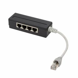 LogiLink MP0032 séparateur voix-données Noir 