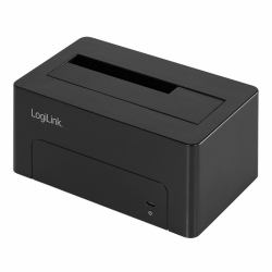 LogiLink QP0027 Station d'accueil de disques de stockage USB 3.2 Gen 2 [3.1 Gen 2] Type-C Noir 