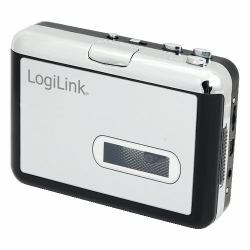 LogiLink UA0156 lecteur/enregistreur cassettes 1 platine[s] Noir, Argent 