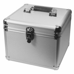 LogiLink UA0193 Housse de disques de stockage Synthétique ABS Argent 