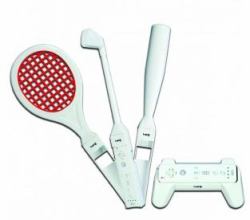 Logic3 Wii Sports Pack Joystick Blanc 