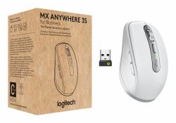 Logitech MX Anywhere 3S for Business souris Bureau Droitier RF sans fil + Bluetooth Laser 8000 DPI 