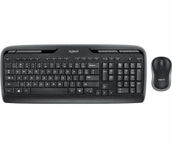 Logitech MK330 clavier Souris incluse Maison USB QWERTY Anglais britannique Noir  - Version UK