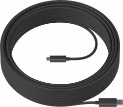 Logitech 939-001799 câble USB USB 3.2 Gen 2 [3.1 Gen 2] 10 m USB A USB C 10 Gbit/s Graphite 