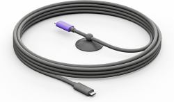 Logitech 952-000195 câble USB USB 3.2 Gen 2 [3.1 Gen 2] 5 m USB C Graphite, Violet 