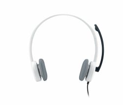 Logitech H150 Casque Avec fil Arceau Bureau/Centre d'appels Blanc 