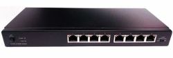 Longshine LCS-2.5GS7108 commutateur réseau Non-géré Gigabit Ethernet [10/100/1000] Noir 