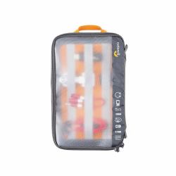 Lowepro GearUp Case Large Étui-sac à main Nylon, Antidéchirure Gris, Orange 