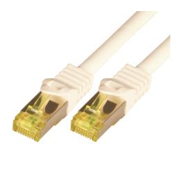M-Cab 0.5m CAT7 S-FTP câble de réseau Blanc 0,5 m S/FTP [S-STP] 