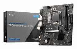 MSI PRO H610M-G DDR4 carte mère Intel H610 LGA 1700 micro ATX 