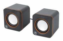 Manhattan 2600 Series Noir, Orange Avec fil 6 W 