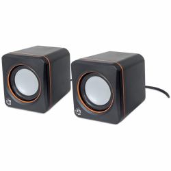 Manhattan 161435 haut-parleur Noir Avec fil 6 W 