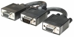 Manhattan 304559 câble VGA 0,015 m VGA [D-Sub] 2 x VGA [D-Sub] Noir 