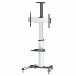 Manhattan 461245 support pour téléviseur 177,8 cm [70"] Noir, Argent 