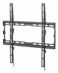 Manhattan Support mural pour TV/moniteurs [fixe], écrans 32" à 55", Compatibilité VESA : de 200x200 à 400x400 mm [vérifiez les dimensions des quatre trous de fixation à l’arrière], charge max. 40 kg, noir 