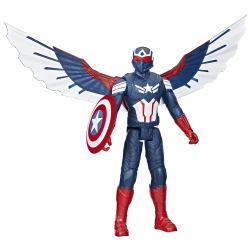 Hasbro Marvel Studios Captain America Brave New World Titan Hero Series Captain America Deluxe 
