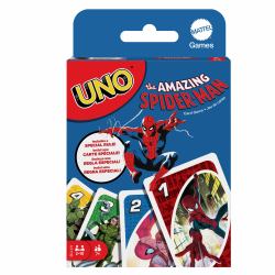 Mattel Games UNO-The Amazing Spider-Man-Jeu de cartes pour toute la famille 