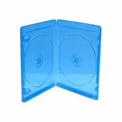 MediaRange Zubehör CD-/DVD-Rohlinge Boîtier Blu-ray 2 disques Bleu 